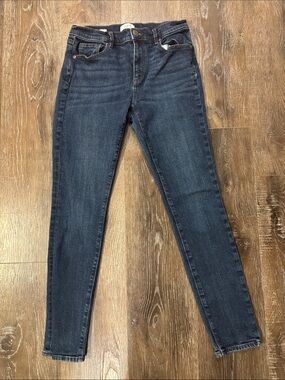 LOFT Dark Indigo High Rise Skinny Jeans Size 4